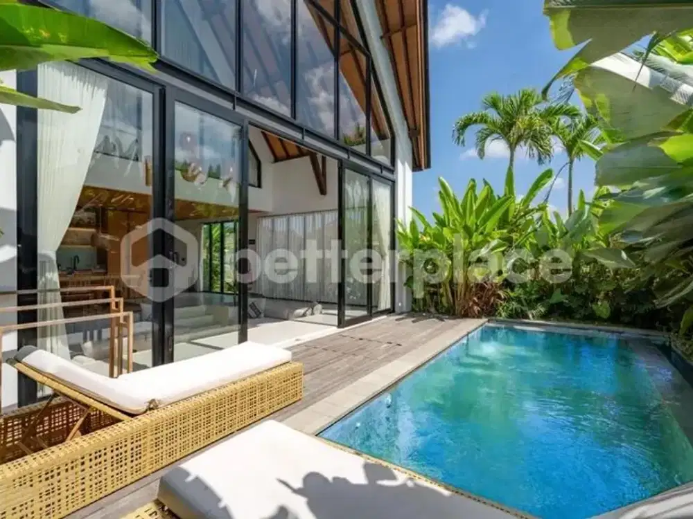 Tropical Glass Retreat — 2BR Leasehold Villa in Kerobokan