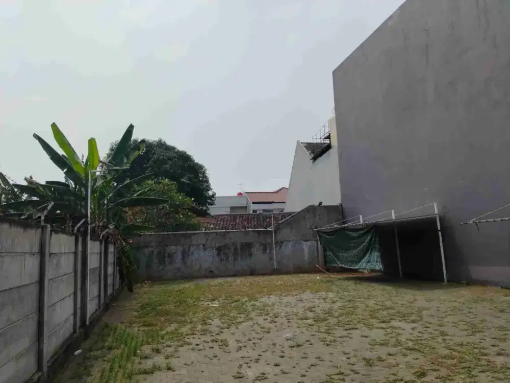kavling siap bangun sunter permai jaya 13.2x22.5 m2 sudah tembok keliling hadap timur