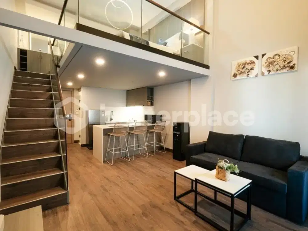 Elegant Leasehold 1-Bed Apartment in Canggu – Batu Bolong, Just 3 Minutes from the Beach with Rooftop Pool and High ROI Potential