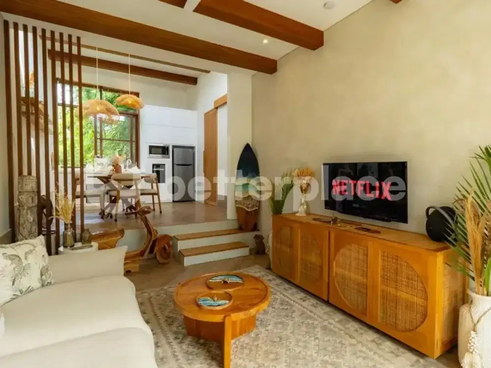 Modern Tropical Contemporary Villa in Prime Canggu Central 1 Bedrooms Walking Distance to the Beach Price: USD 239,000 | Leasehold Until 2054  Discove