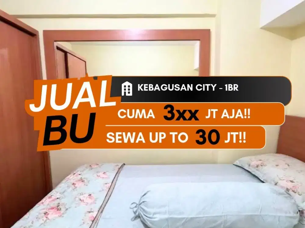 Jual Termurah Apartemen Kebagusan City 1BR Full Furnished Jakarta Selatan Dekat TB Simatupang