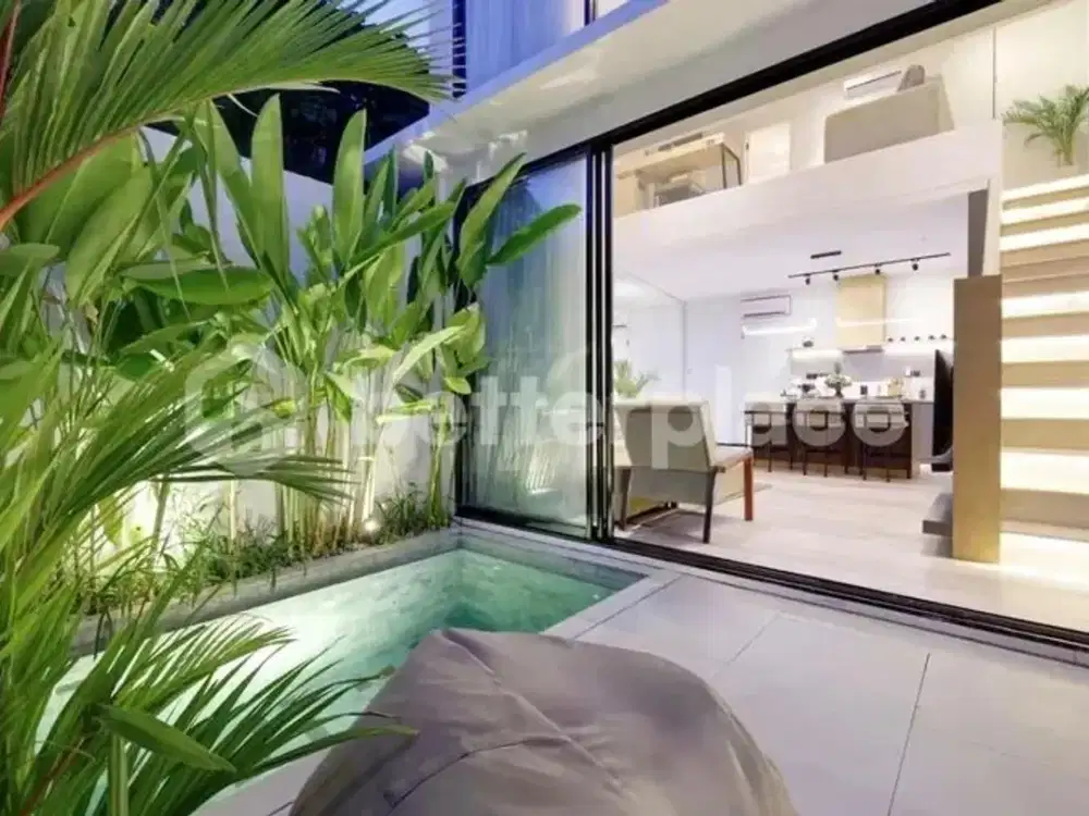 Elegant Modern 2-Bed Villa/Townhouse in the Heart of Berawa – Fully Furnished Leasehold Residence Just 5 Minutes from the Beach and Lifestyle Hotspots