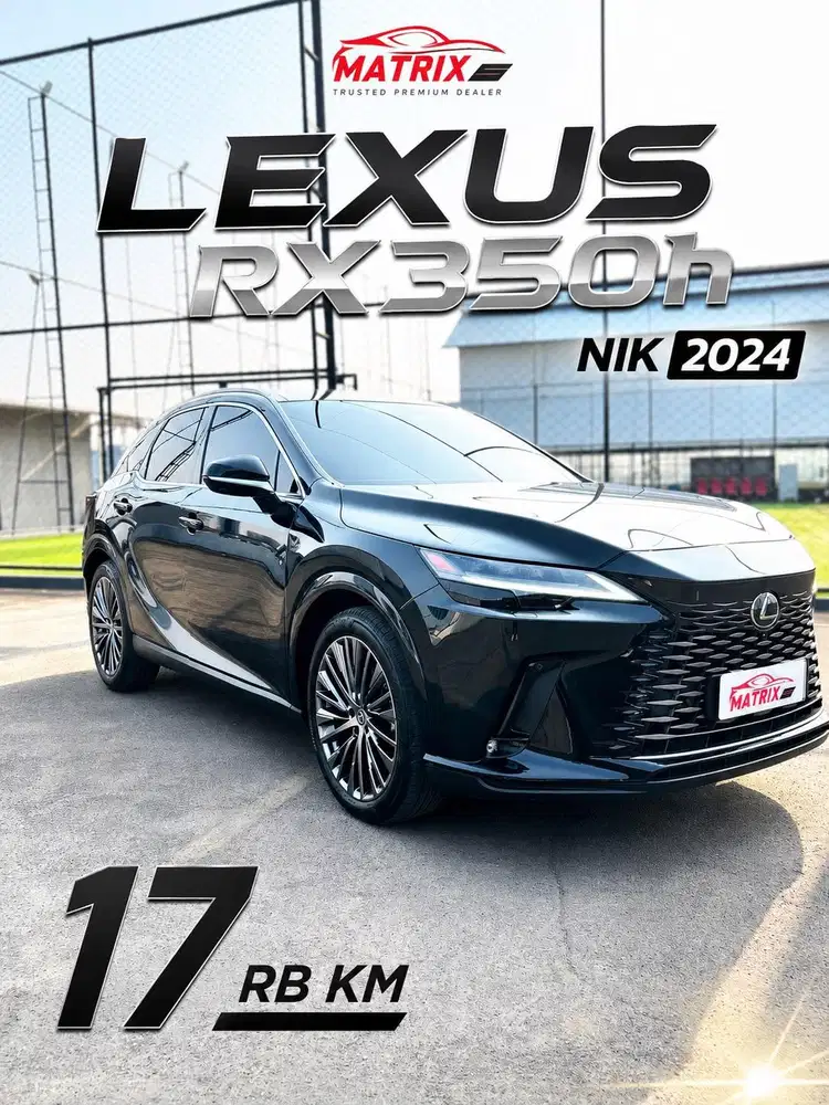 Lexus RX350h 2025 Nik24 Black on black Siap pakai