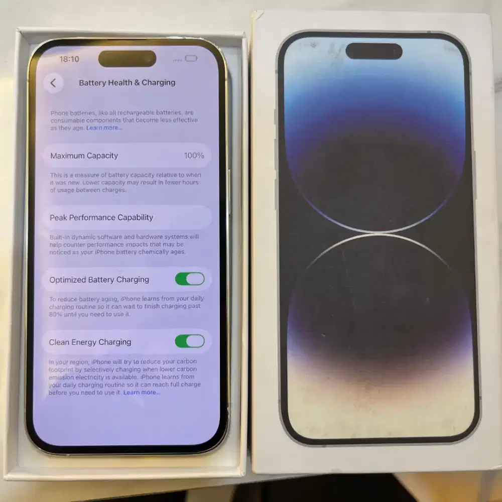 iPhone 14 Pro 128GB all operator 

- BH 100% - Mulus Like New