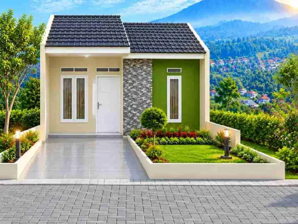 dijual rumah subsidi cicilan  satu jutaan flat sampai lunas
