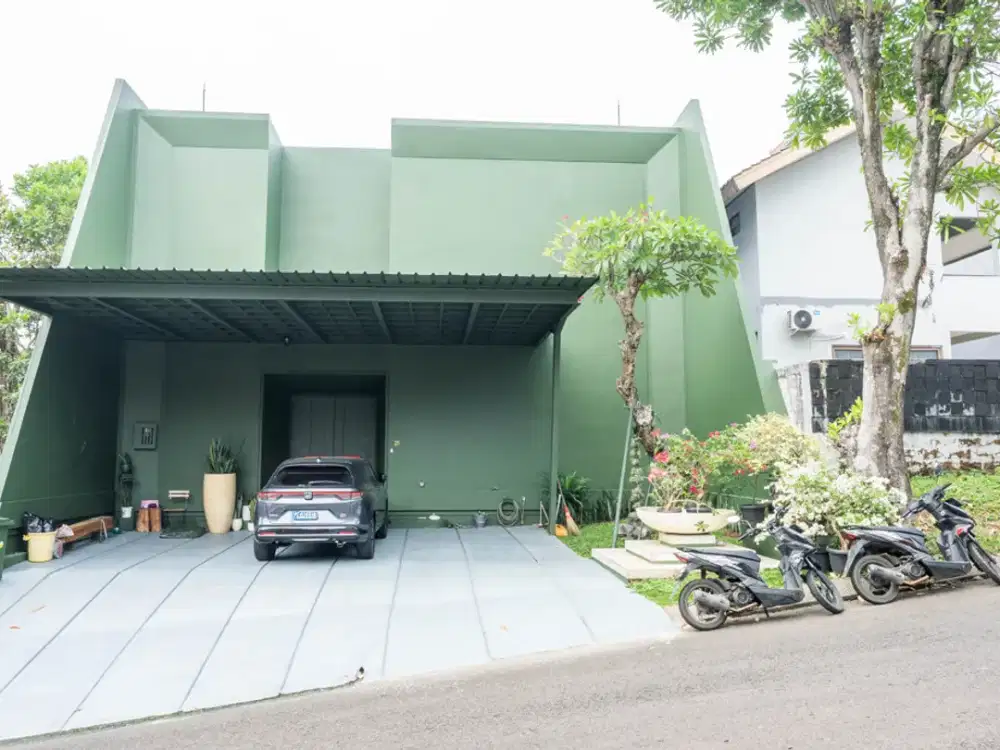 Rumah Contemporary Modern Dengan Private Pool di Bukit Golf Mediterania 2 Sentul City