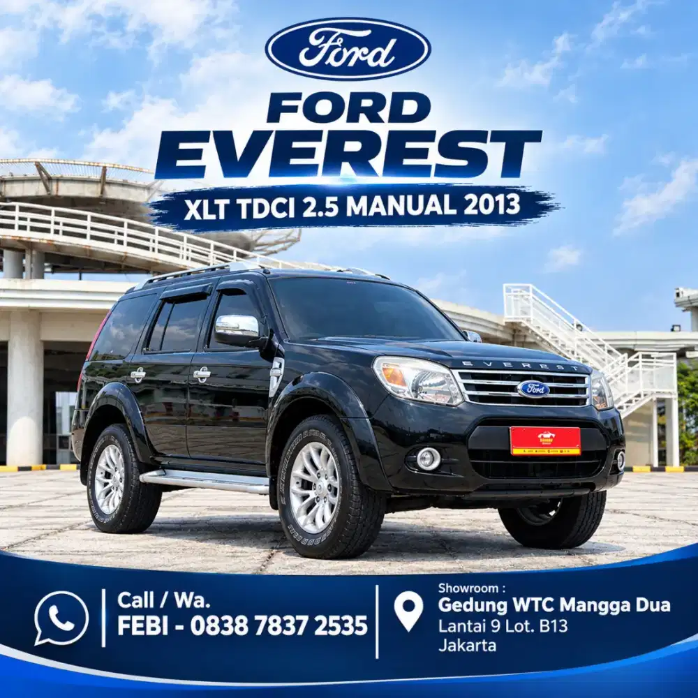 Ford Everest XLT TDCI 2.5 Diesel MT Manual 2013