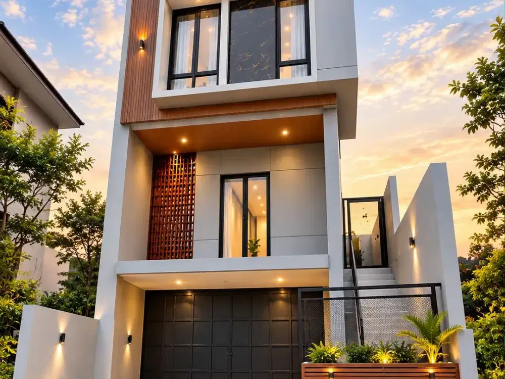 Villa Tropis Eksklusif di Bandung – Private Living & City View, With Hot Private Pool, Free Biaya2 (All In), Siap Huni atau Disewakan
