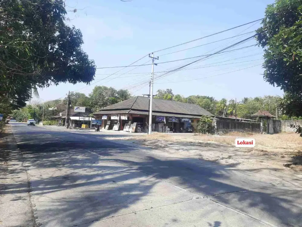 Tanah Dijual Tepi jl Raya Kenteng- Lendah