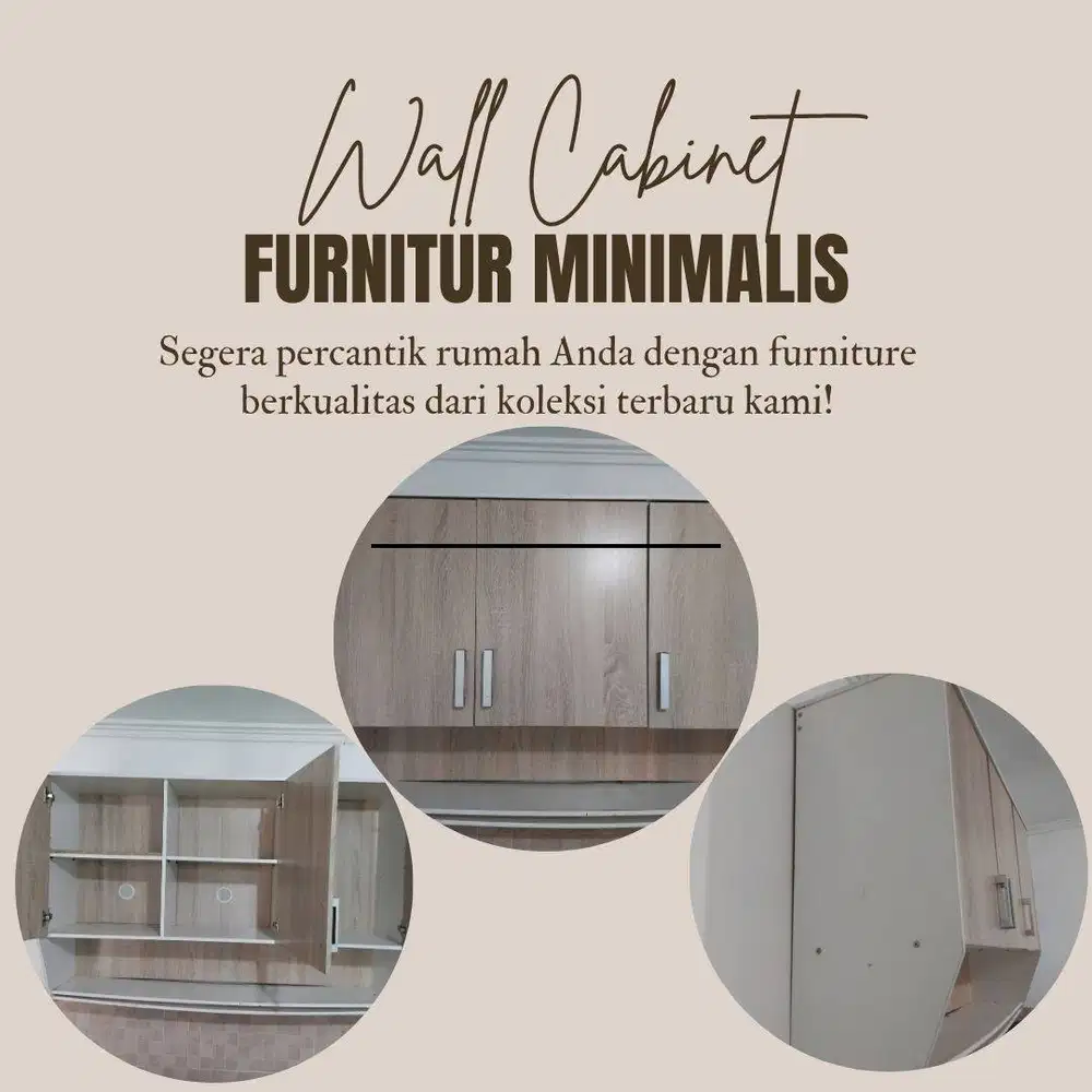 WALL CABINET MINIMALIS SECOND BERKUALITAS