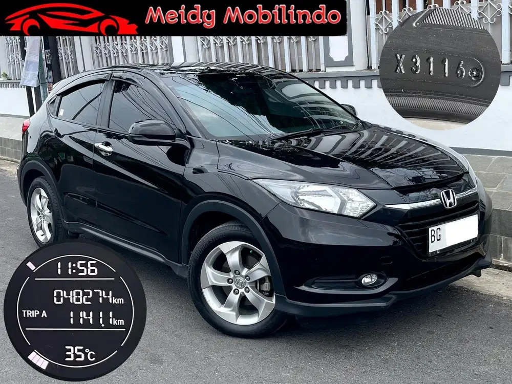 KM 48rb) Honda HRV 1.5 E CVT 2016 Matic bot prestige top AT irit 2015