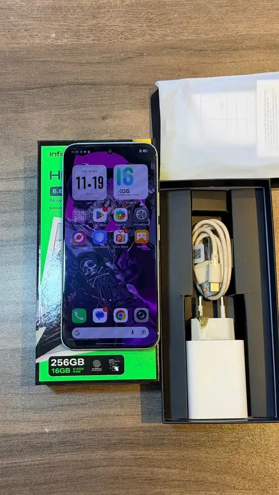 Infinix Hot 60 Pro silver 8/256GB Resmi Mulus Lengkap