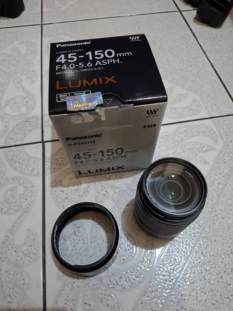 Lensa Tele Panasonic Lumix 45-150 F4-5.6 ASPH second mulus