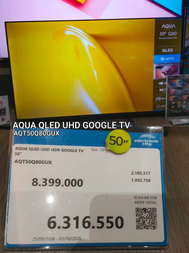 AQUA QLED UHD GOOGLE TV 50