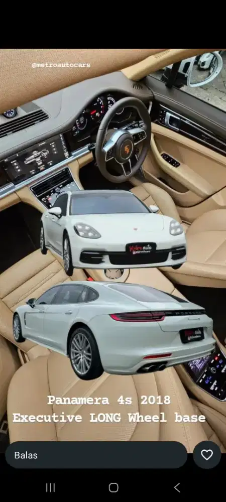 Porsche Panamera 4S LWB 2018 termurah