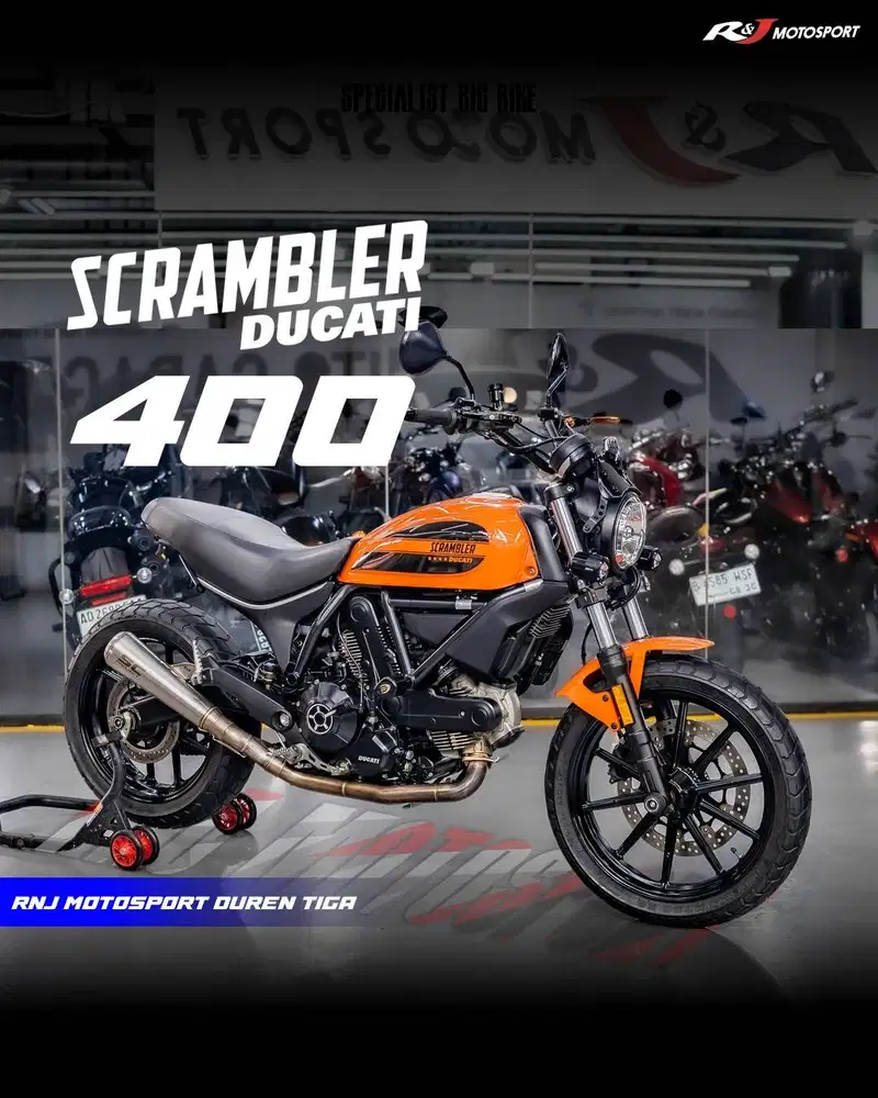 Ducati Scrambler 400 Nik 2018 Odo 18.000an Km Warna Orange
