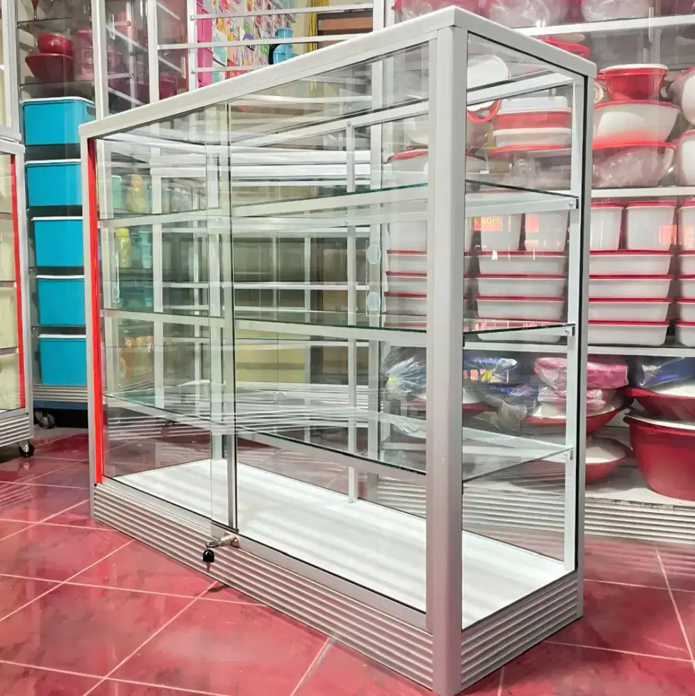 Etalase Kaca & Aluminium 1,2Mx1M