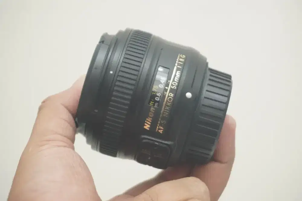 NIKON AFS 50mm F1.8 G Lensa NIKKOR FIX DSLR AF-S 50 MM F/1.8