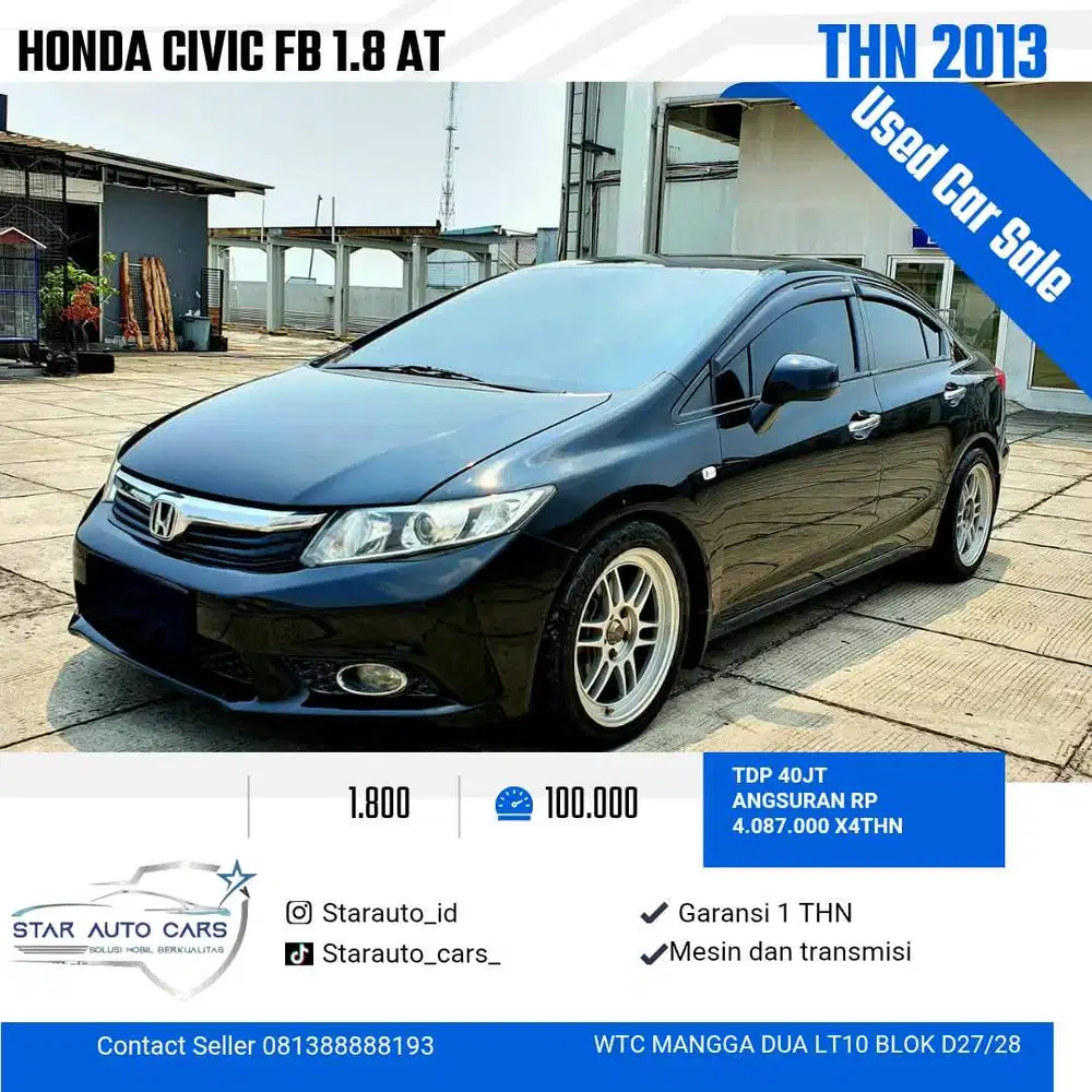 honda civic fb 1.8 at