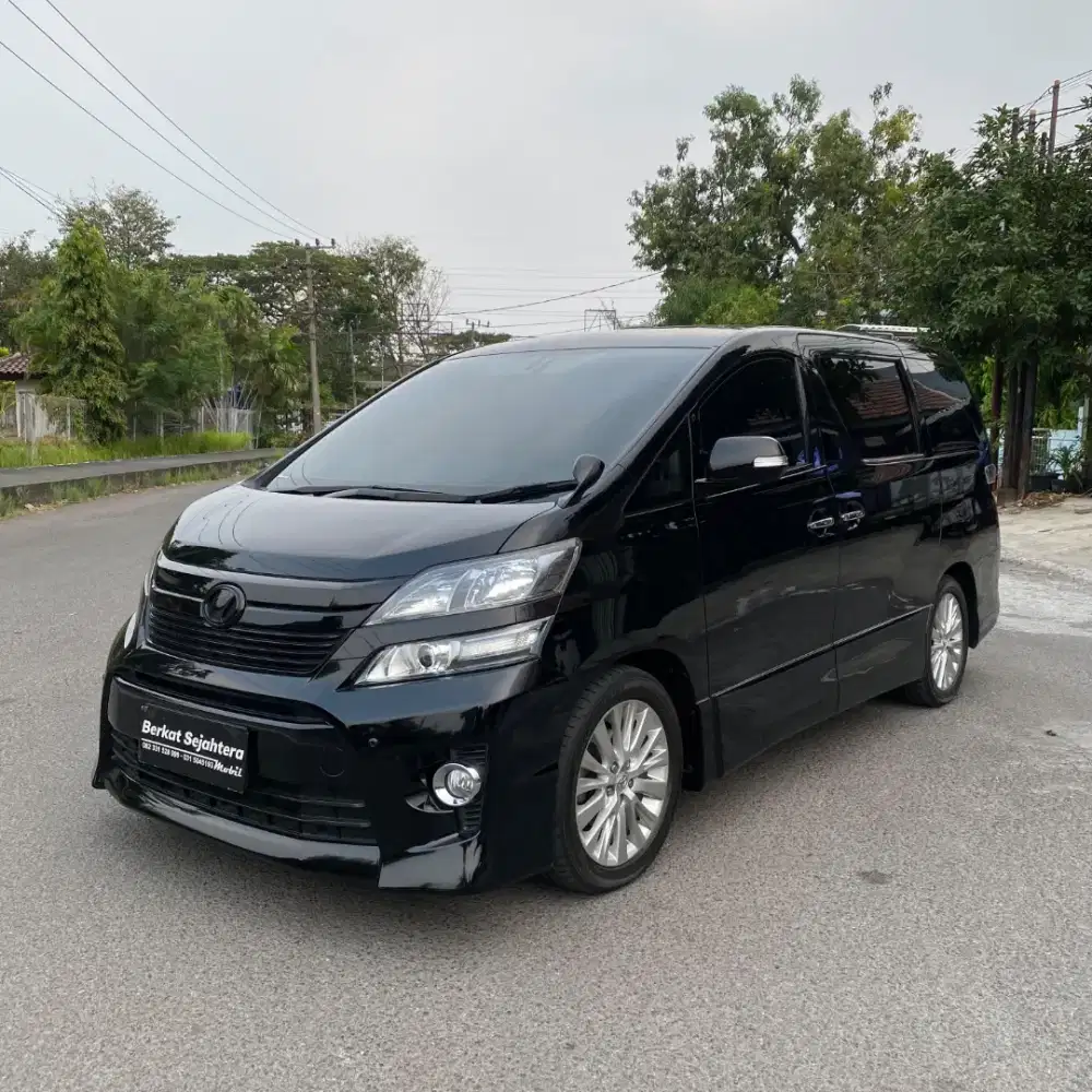 Tdp 30 Vellfire ZG hitam 2014 full ori surabaya bisa tt