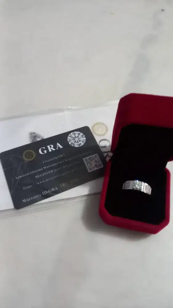Cincin permata 1 carat