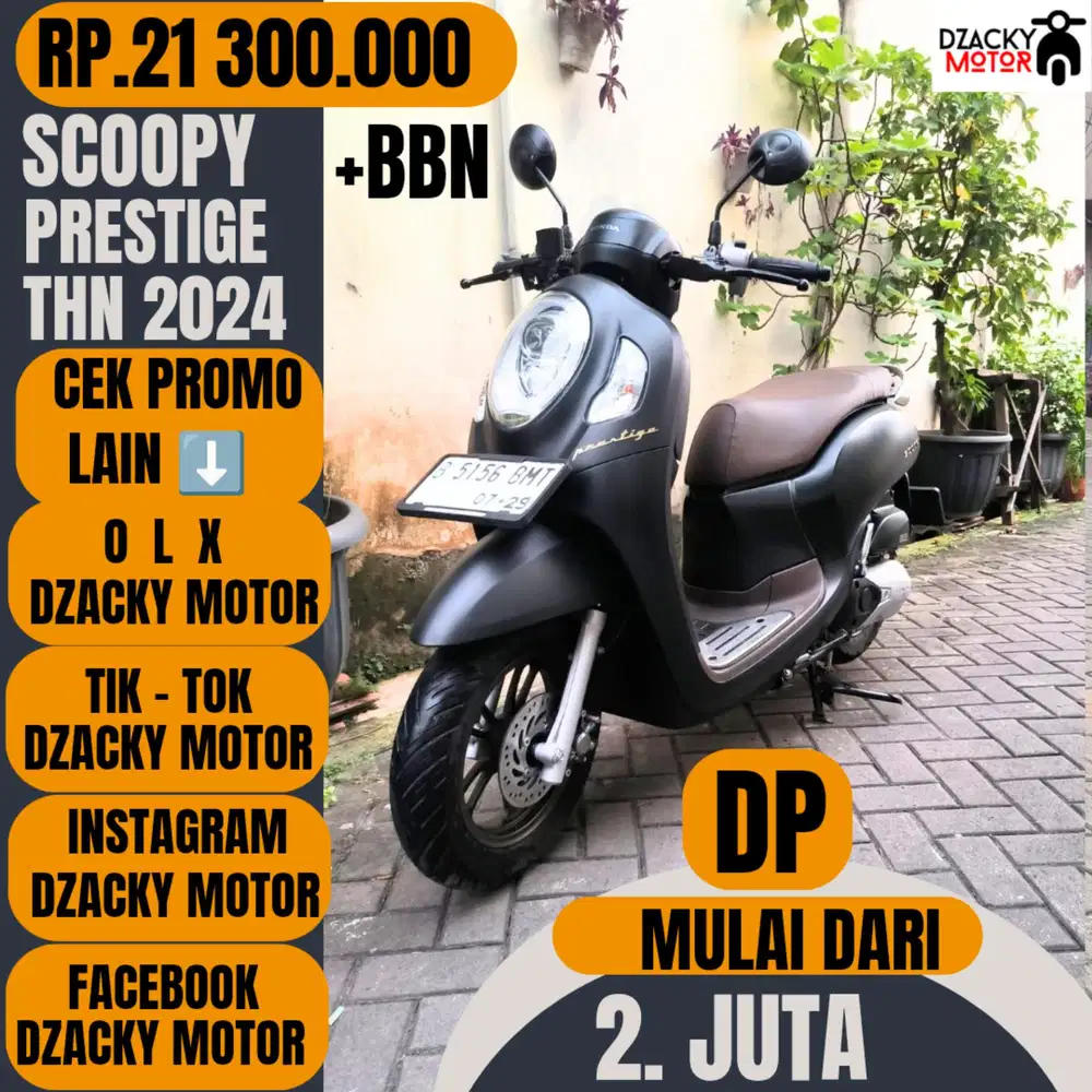 SCOOPY PRESTIGE 2024 SECOND LIKE' NEW