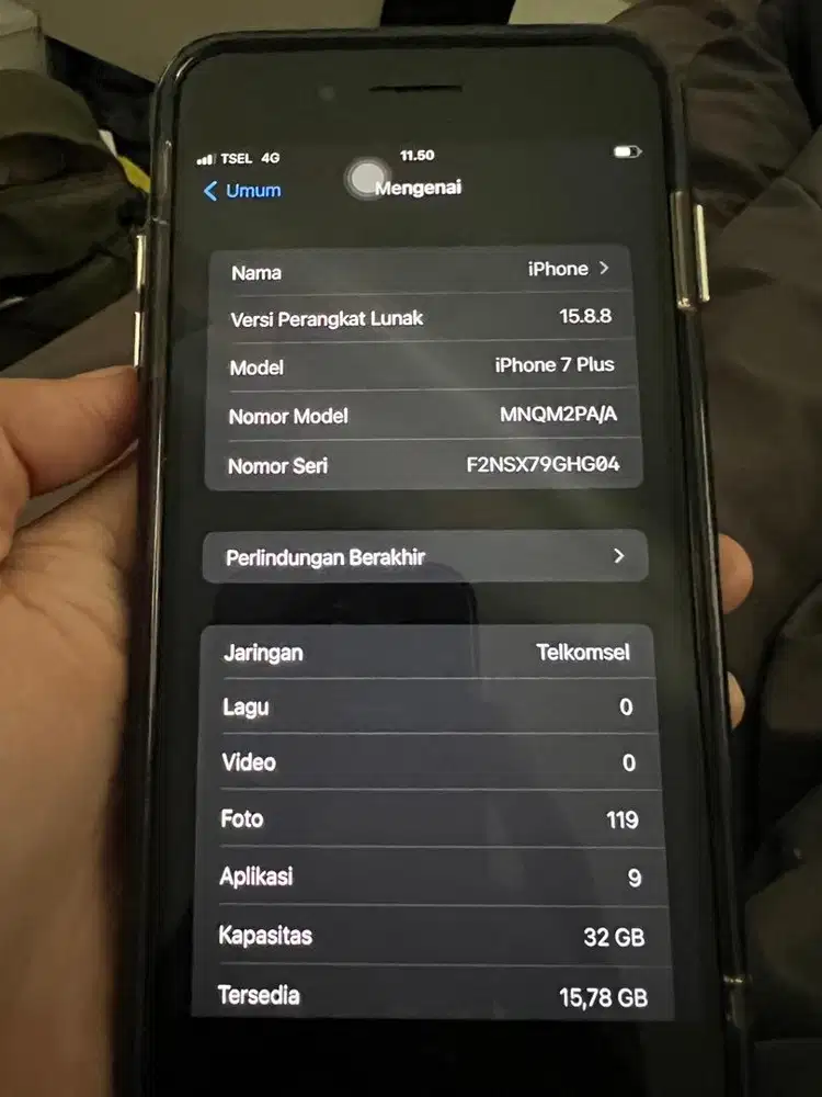 Iphone 7 plus 32 GB eks ibox / resmi