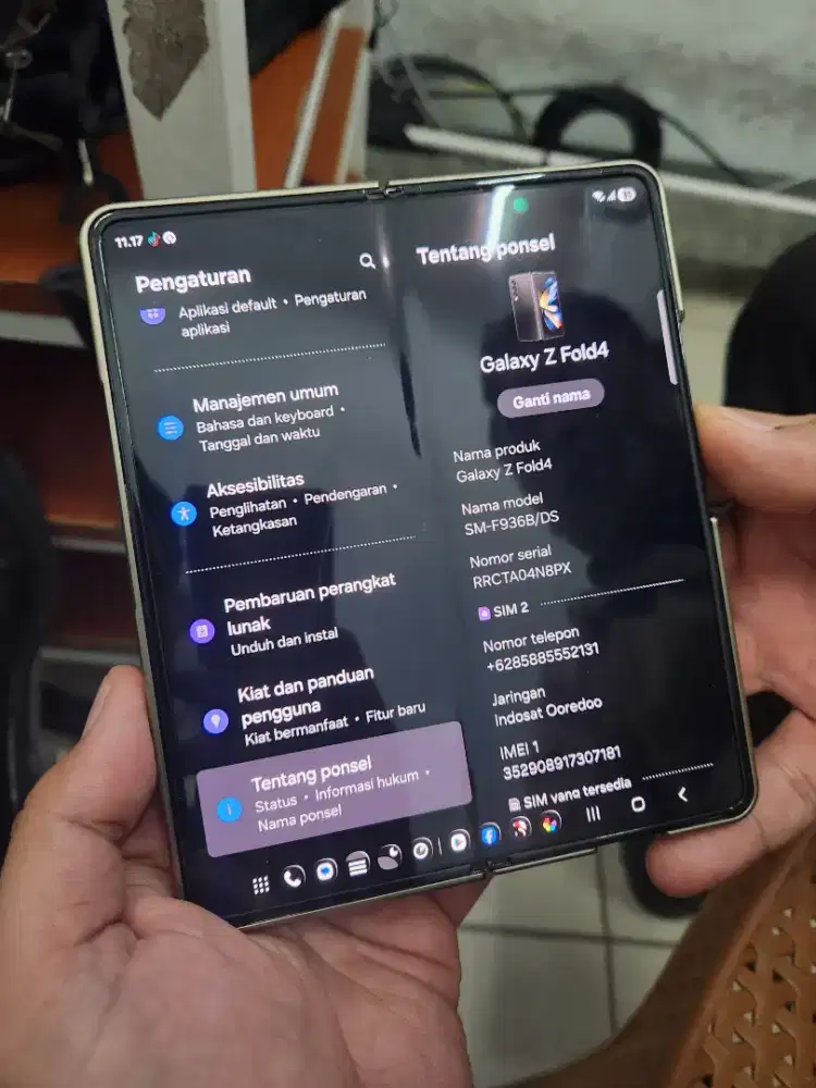 SAMSUNG Z FOLD 4 RAM 12/512GB RESMI SEIN