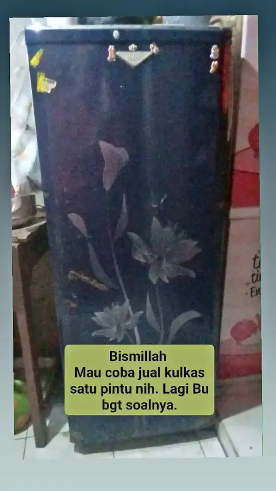 Jual kulkas bekas merk fujitek
