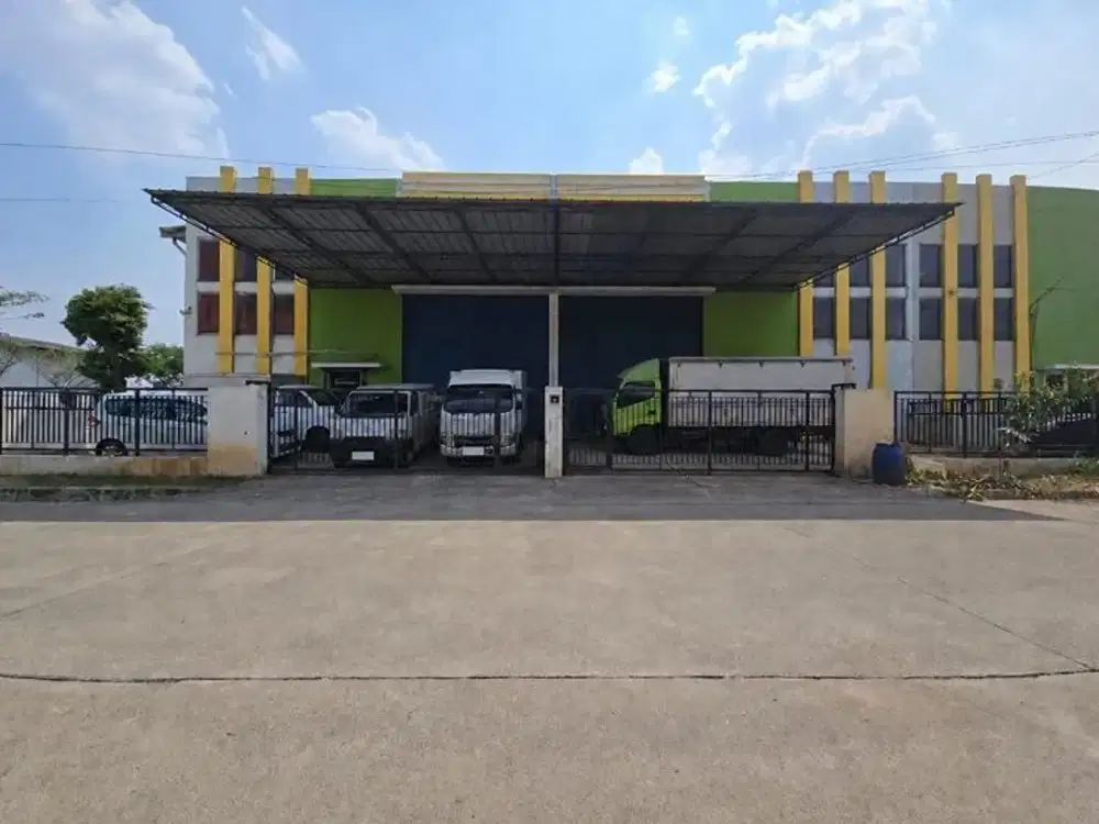 DIJUAL 2 Unit Gudang Gandeng Hook  & Kantor 2 LT (5-10 mins dari Taman Tekno X BSD) - Tangerang Selatan