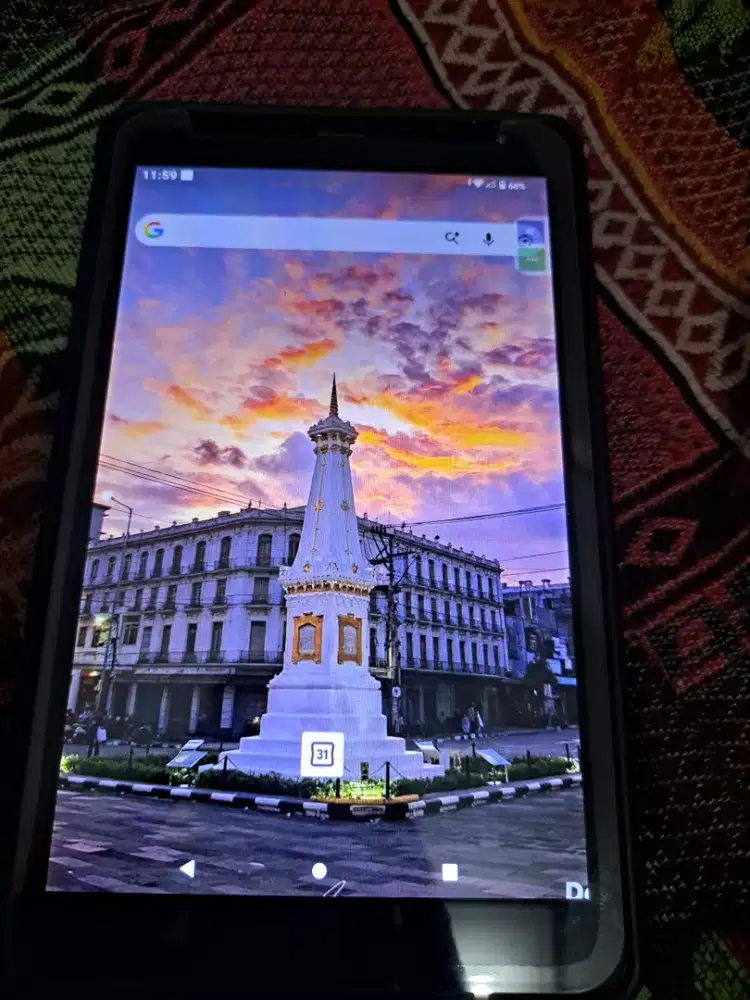 Advan Xtab batangan sudah terpasang pelindung layar