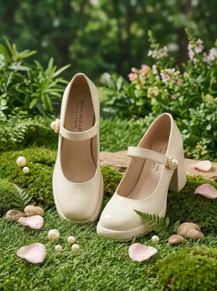 Minowear Eliza Heels - Cream
