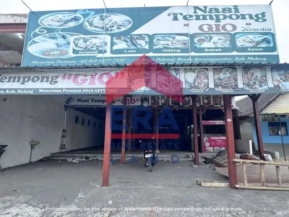 Dijual Ruang Usaha di Jalan Karang Pandan Pakisaji Malang