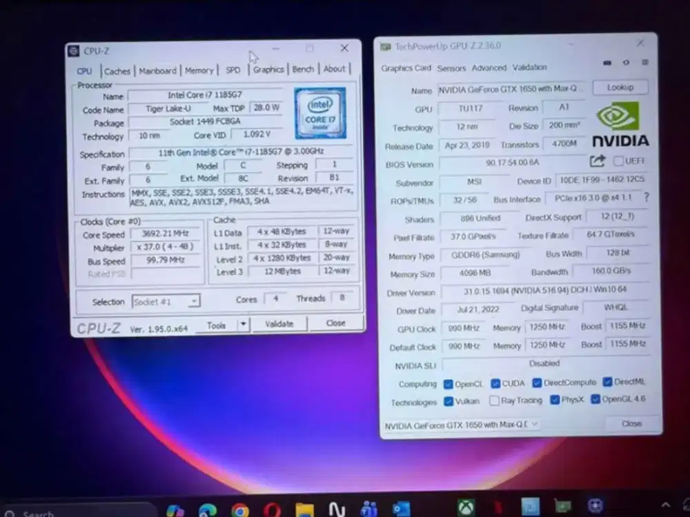 Laptop MSI prestige 14
