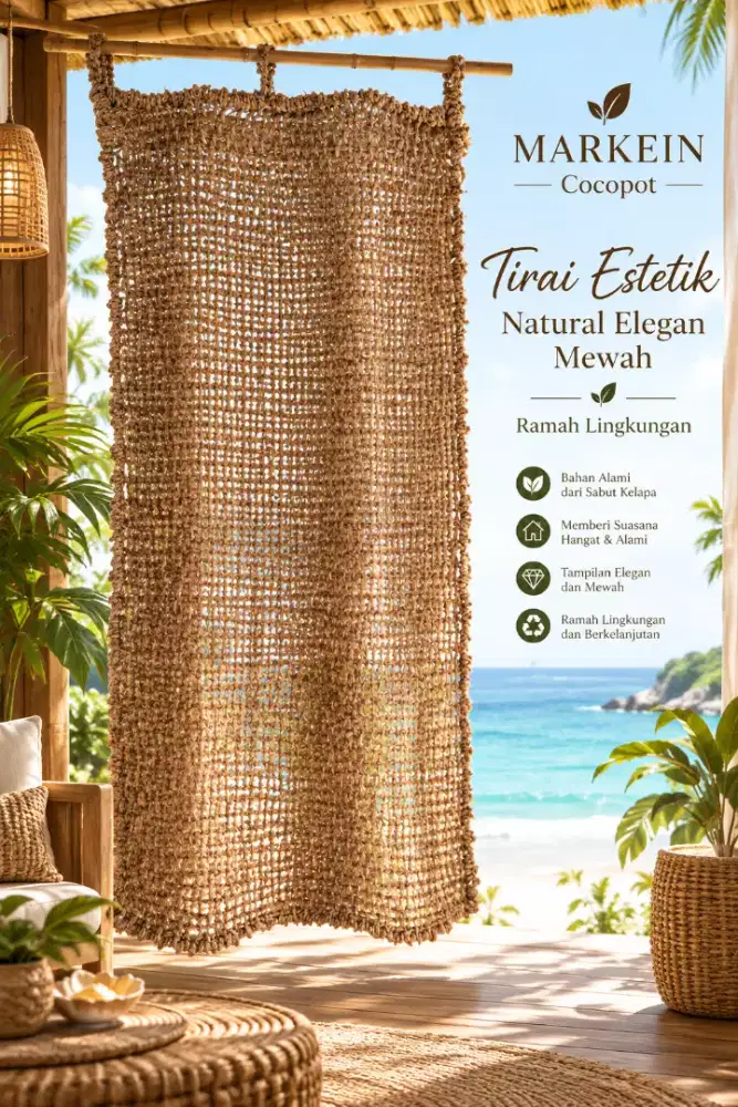 Tirai homstay estetik natural elegan klasik mewah ramah lingkungan