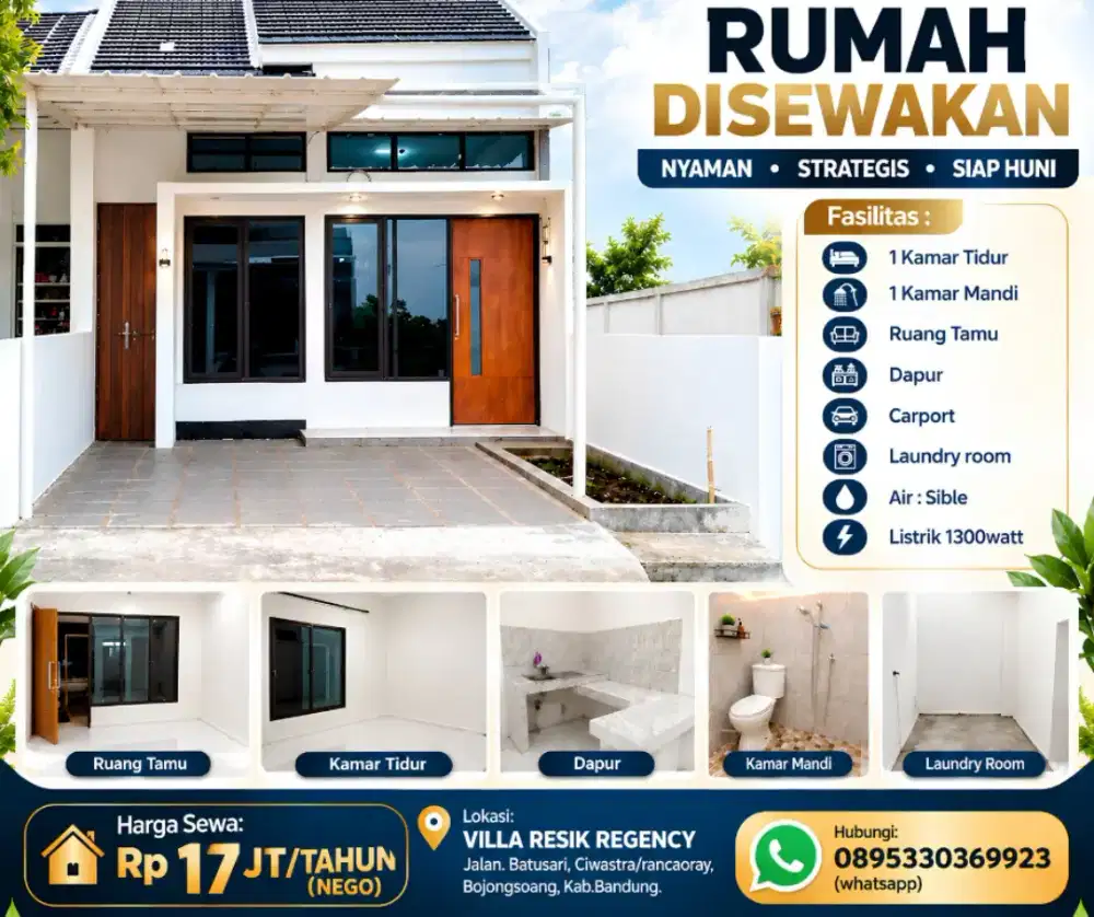 DI SEWAKAN RUMAH BARU