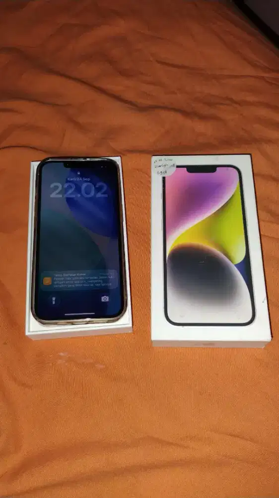 Iphone 14 128gb garansi on
