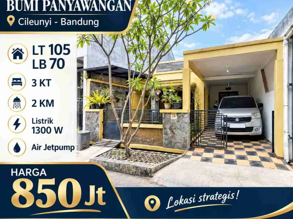 Dijual cepat rumah di Komplek Bumi Panyawangan, Cileunyi Bandung