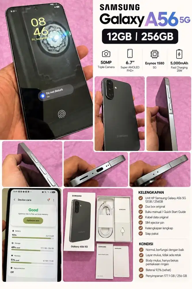 Samsung a56 5g 12/256