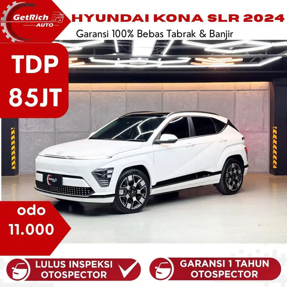 White Matte!!! Hyundai Kona Signature Long Range 2024