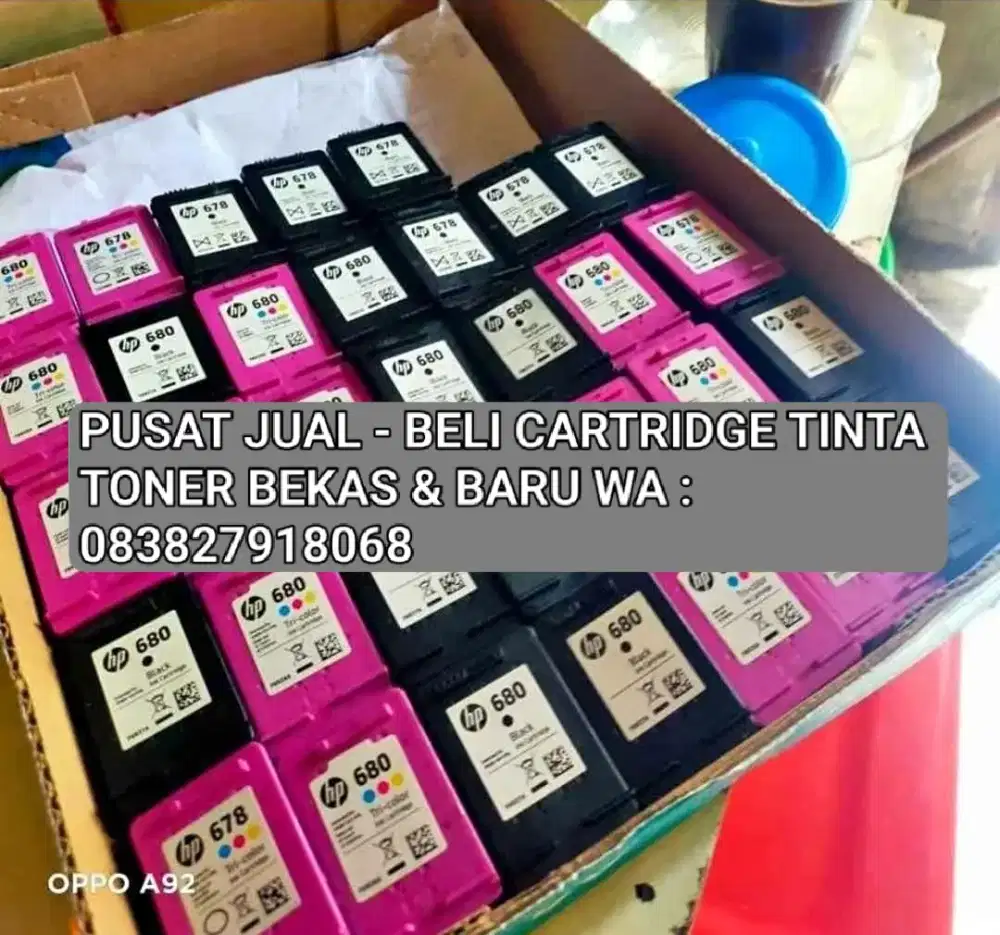 Menerima jual beli cartridge tinta printer bekas baru