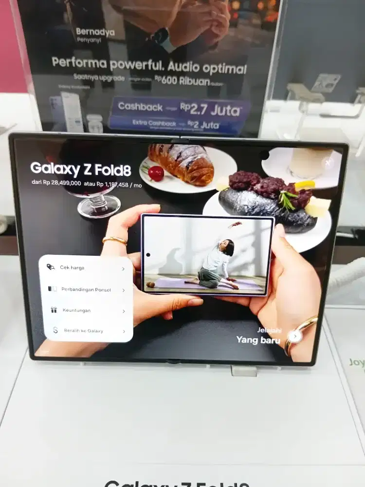 galaxy z flod8 ram 12 penyimpanan 256GB