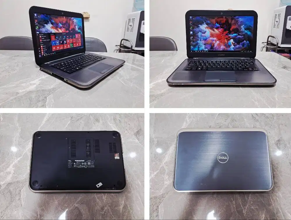 Laptop DELL 14z Core i3 Slim Ram 8GB SSD ReadyUp Win ORI Batre BARU