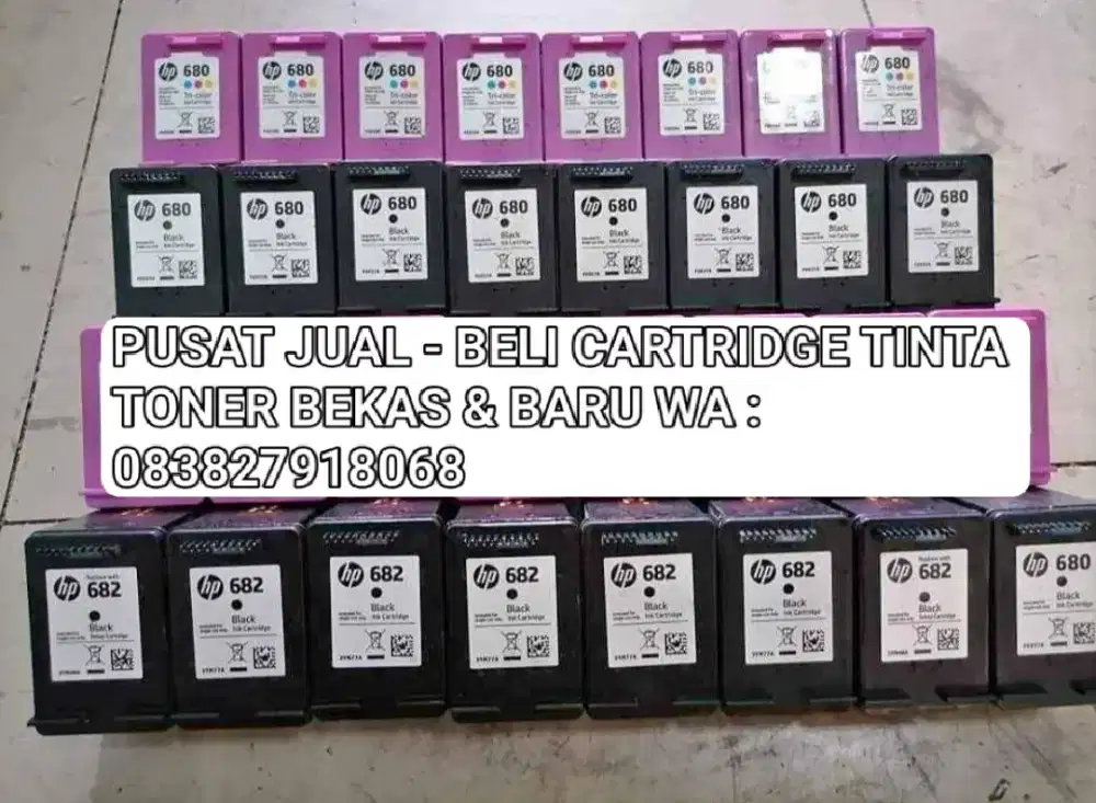 Terima cartridge tinta toner bekas printer