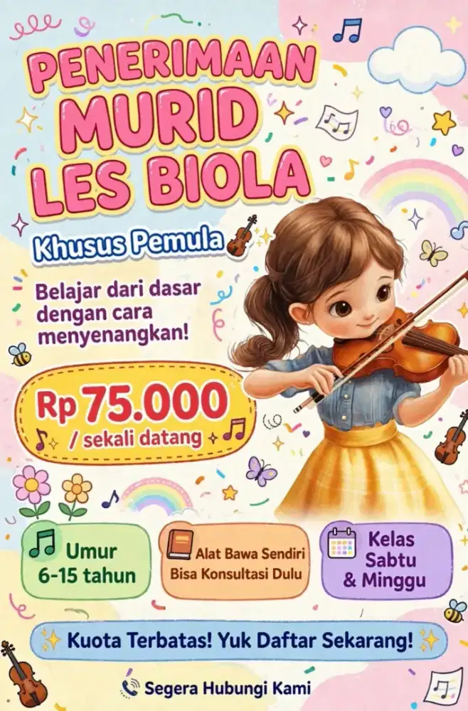 LES BIOLA khusus Pemula