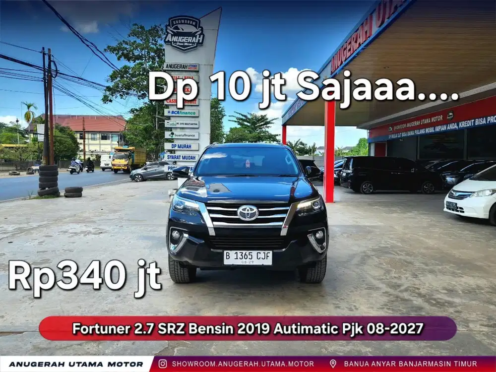 Dp10jt Fortuner SRZ 2019 Automatic Pjk 08-2027