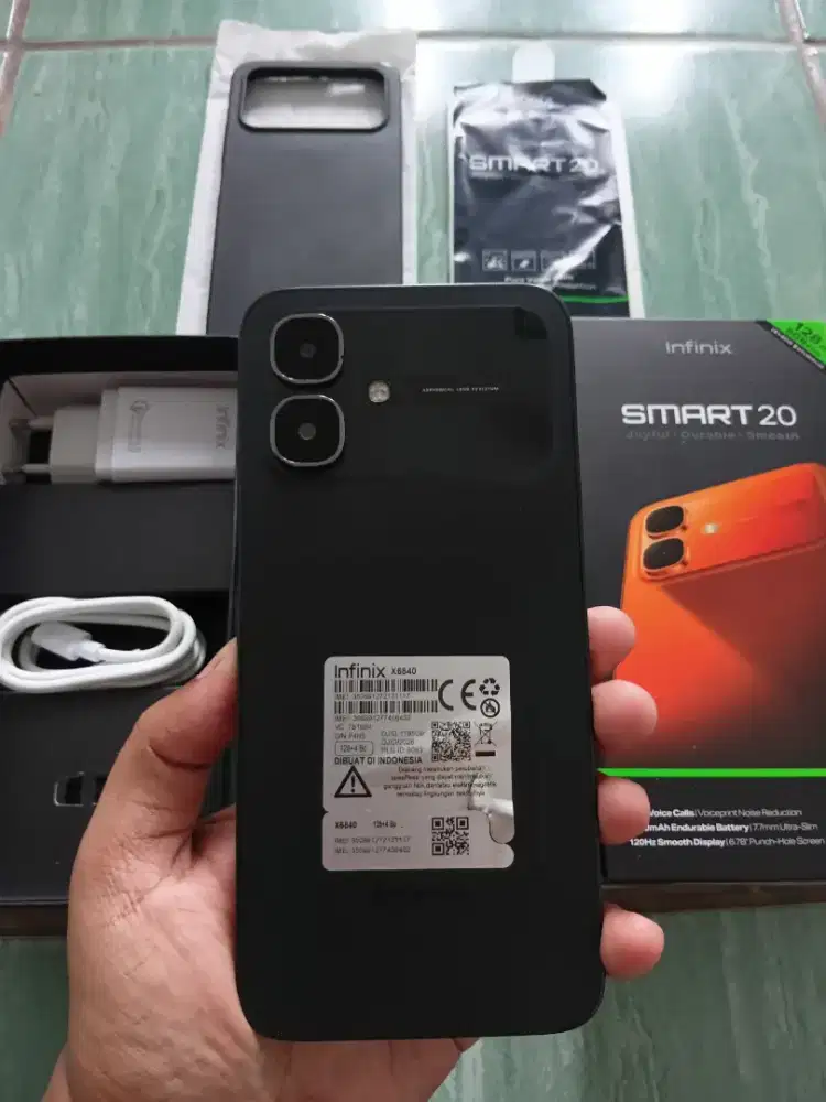 Hp Infinix Smart 20 Ram 4+4/128GB Fullset