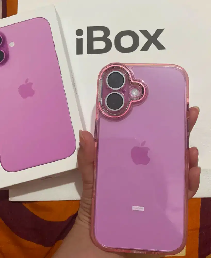 Fs ip 16 basic ibox, warna pink 128Gb Hb 99%
