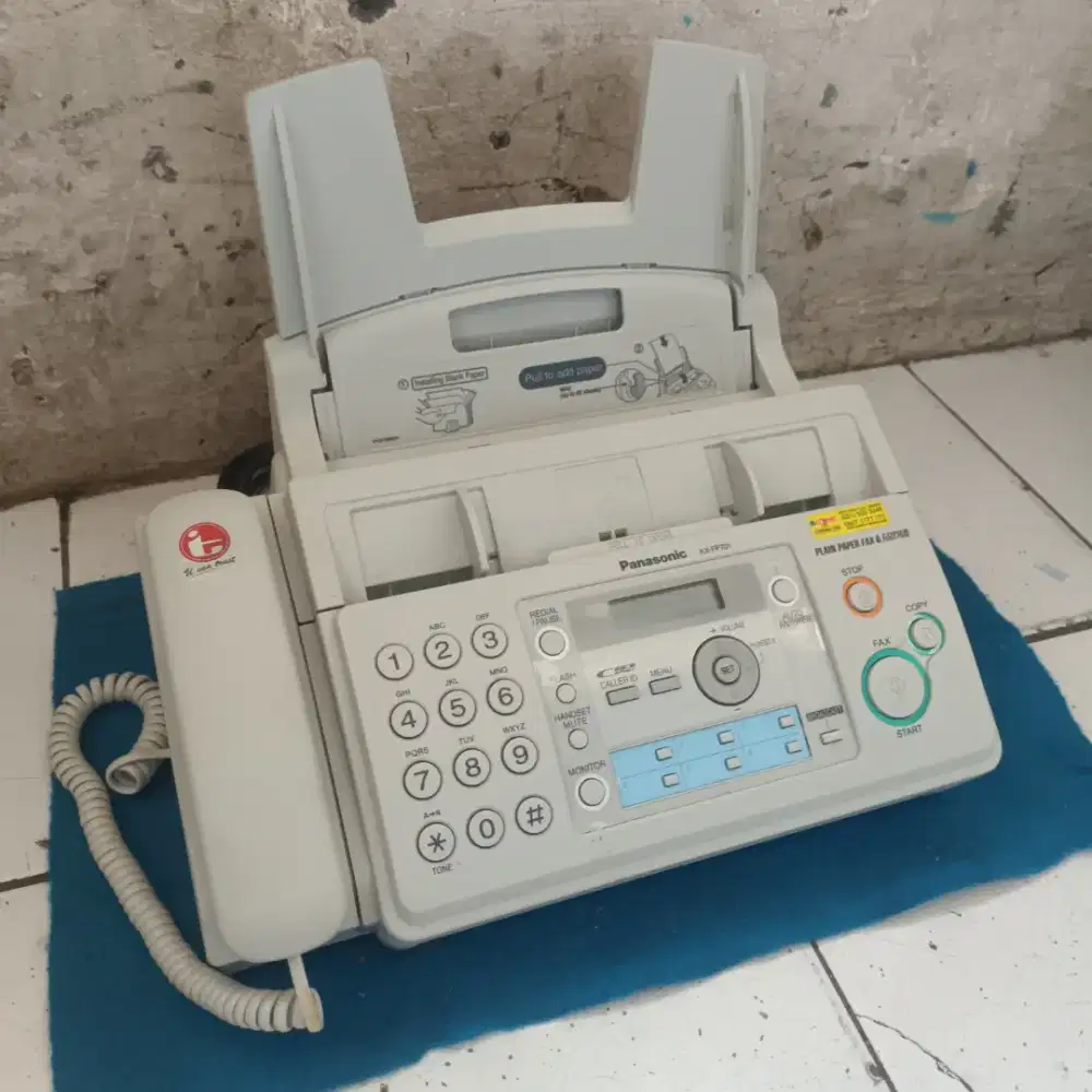 Mesin fax faksimile panasonic KX FP701 siap pakai bergaransi