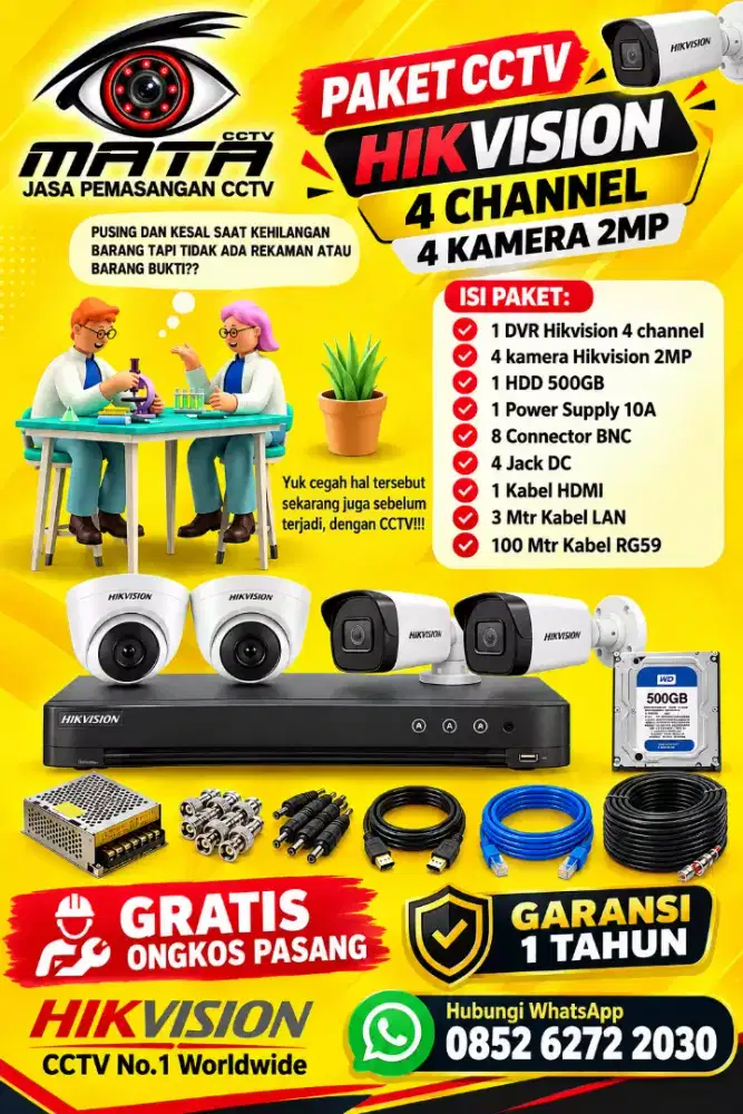 Promo cctv hikvision 2mp